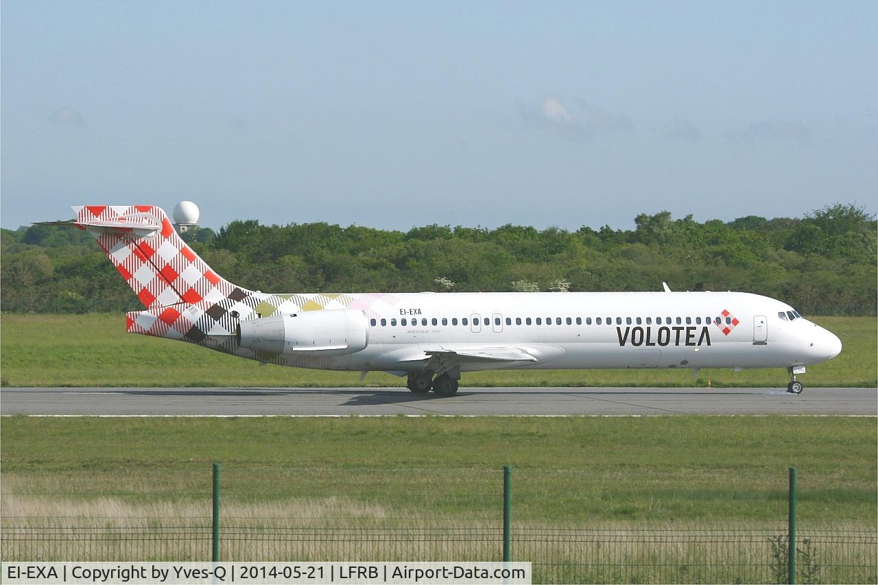 EI-EXA, 2003 Boeing 717-2BL C/N 55172, Boeing 717-2BL, Landing rwy 07R, Brest-Bretagne Airport (LFRB-BES)