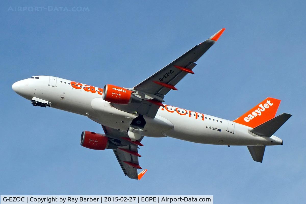 G-EZOC, 2015 Airbus A320-214 C/N 6485, Airbus A320-214(SL) [6485] (Easyjet) Inverness (Dalcross)~G 27/02/2015