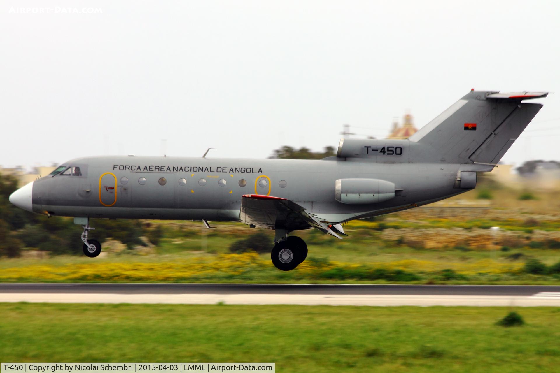 T-450, 1978 Yakovlev Yak-40K C/N 9820558, A rare beauty landing runway 31 at Luqa