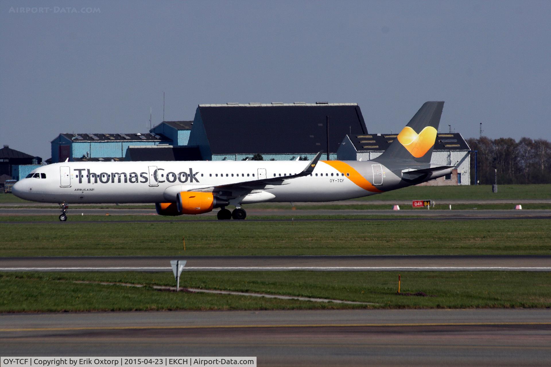 OY-TCF, 2014 Airbus A321-211 C/N 6351, OY-TCF arrived rw 22L