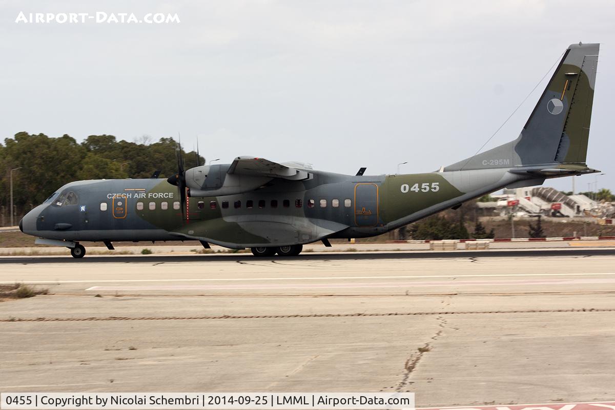 0455, CASA C-295M C/N S-075, Support for L-159 at the Malta International Airshow 2014
