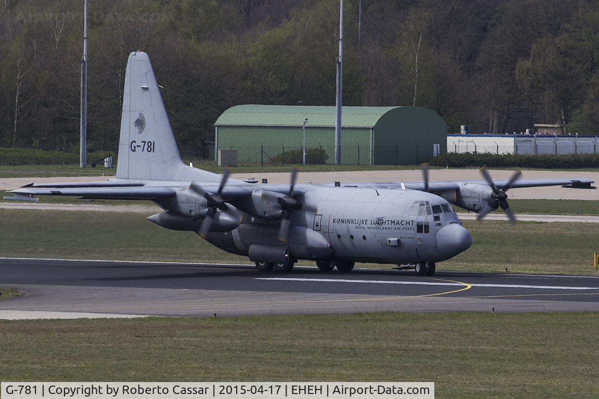 G-781, Lockheed C-130H Hercules C/N 382-4781, Eindhoven