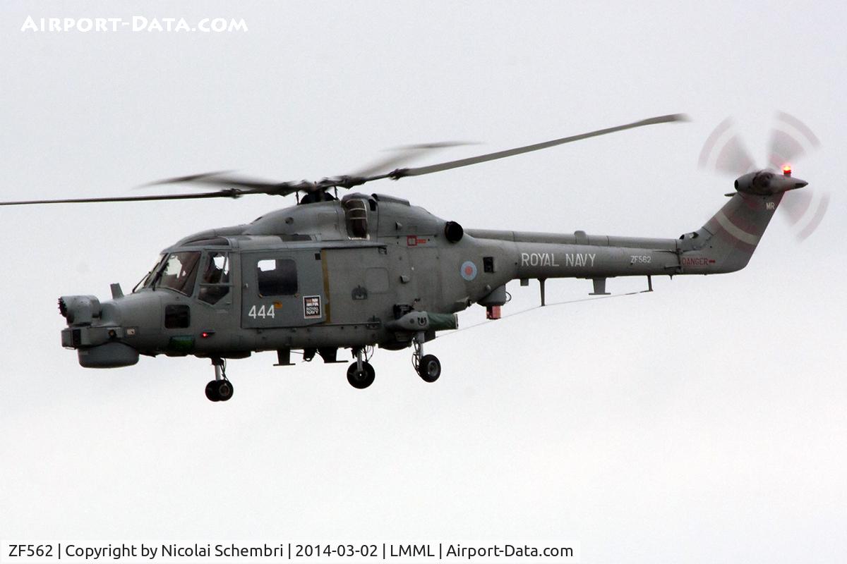 ZF562, Westland Lynx HMA.8SRU C/N 339, Circuit runway 23 at Luqa