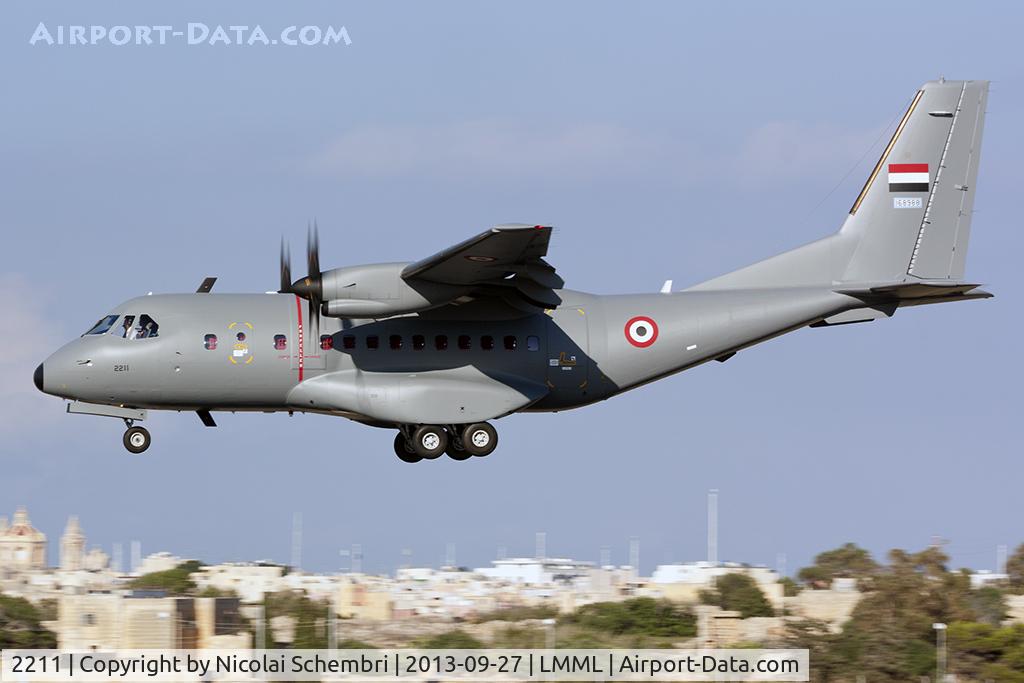 2211, 2012 CASA CN-235-300M C/N C188, Another rare beauty at Malta, landing runway 31