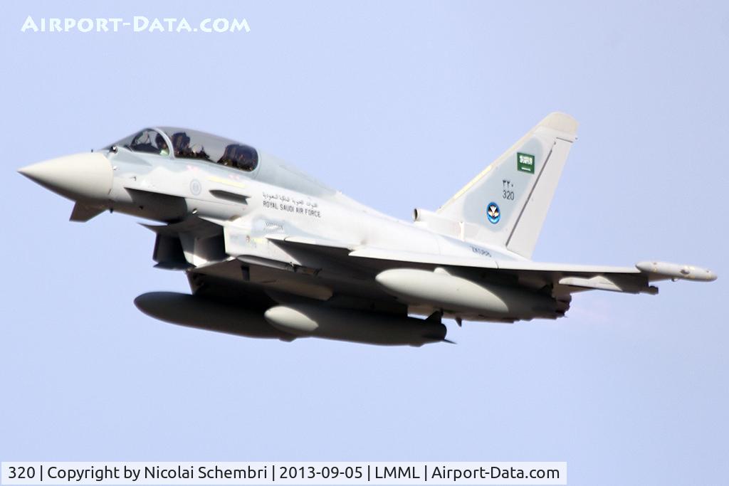 320, 2013 Eurofighter EF-2000 Typhoon T3 C/N CT010, Airborne from touch & go on arrival