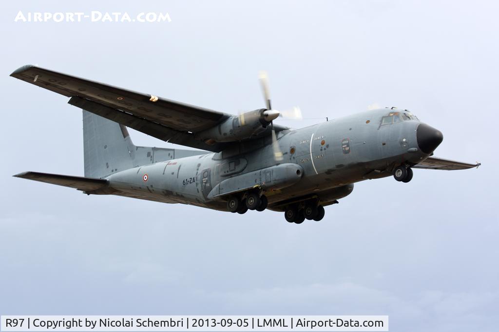 R97, Transall C-160R C/N 97, Landing runway 13 at Luqa
