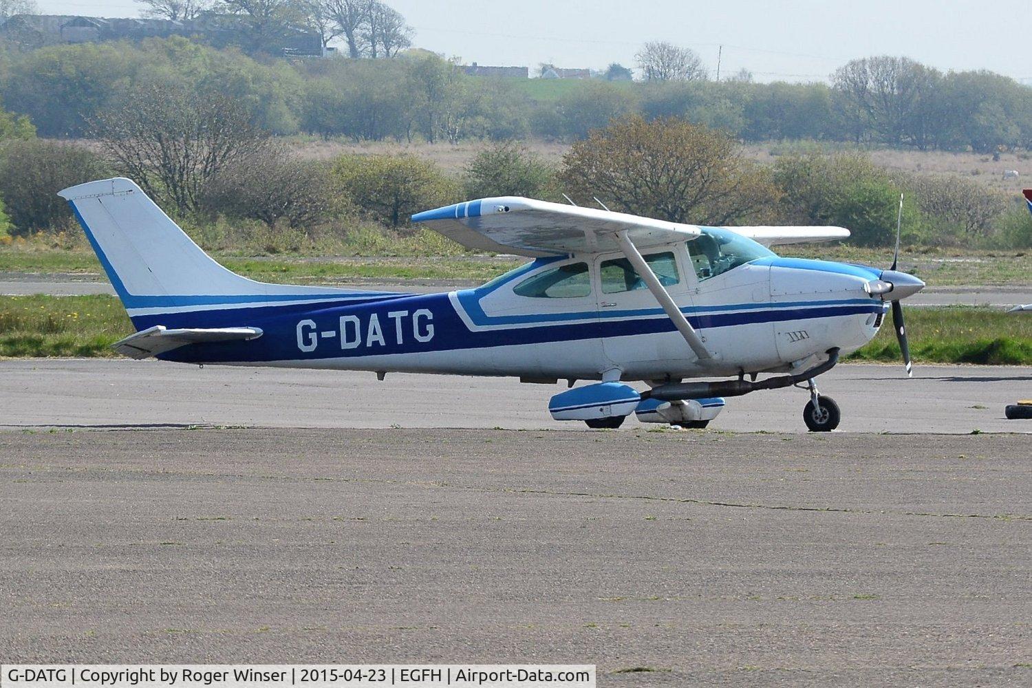 G-DATG, 1976 Reims F182P Skylane C/N F18200013, Visiting Reims/Cessna Skylane operated by the Oxford Aeroplane Company. Previously registered D-EATG.