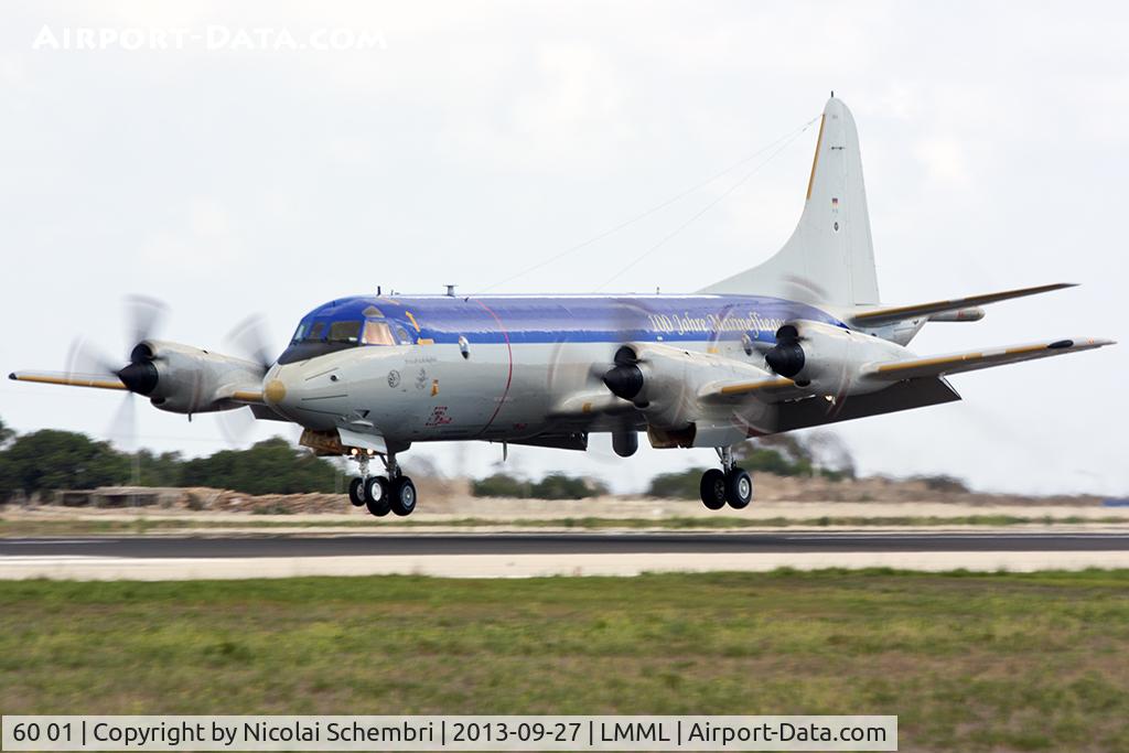 60 01, Lockheed P-3C-II Orion C/N 285E-5737, Landing runway 31