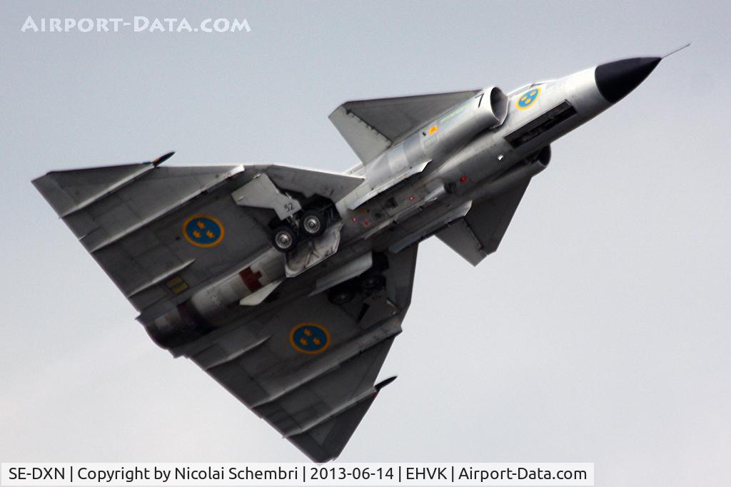 SE-DXN, 1977 Saab AJS 37 Viggen C/N 37098, Luchtmachtdagen 2013