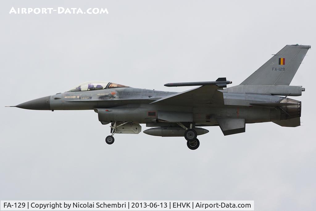 FA-129, 1990 SABCA F-16AM Fighting Falcon C/N 6H-129, Luchtmachtdagen 2013