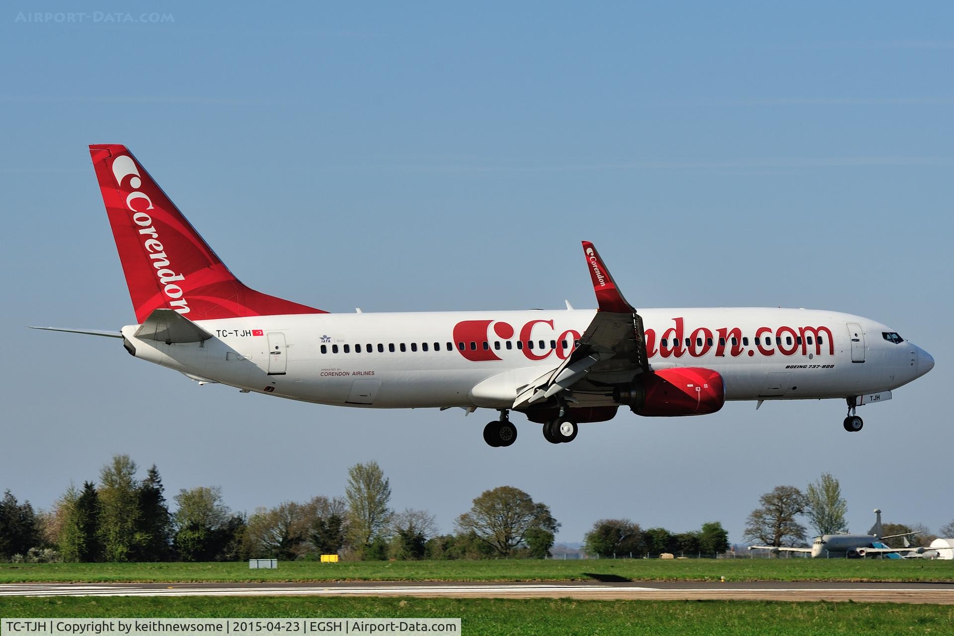 TC-TJH, 1999 Boeing 737-86J C/N 29121, Arriving from Antalya.