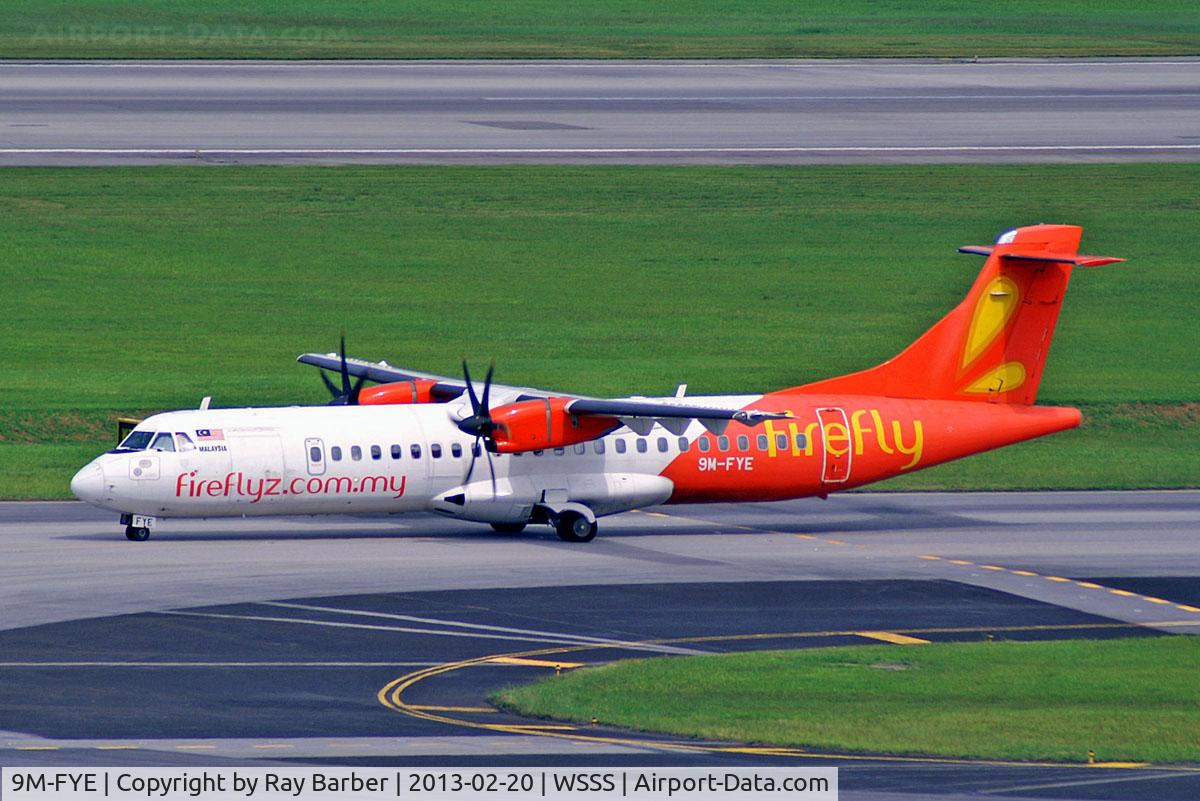 9M-FYE, 2008 ATR 72-212A C/N 840, Aerospatiale ATR-72-212A [840] (Firefly) Singapore-Changi~9V 20/02/2013