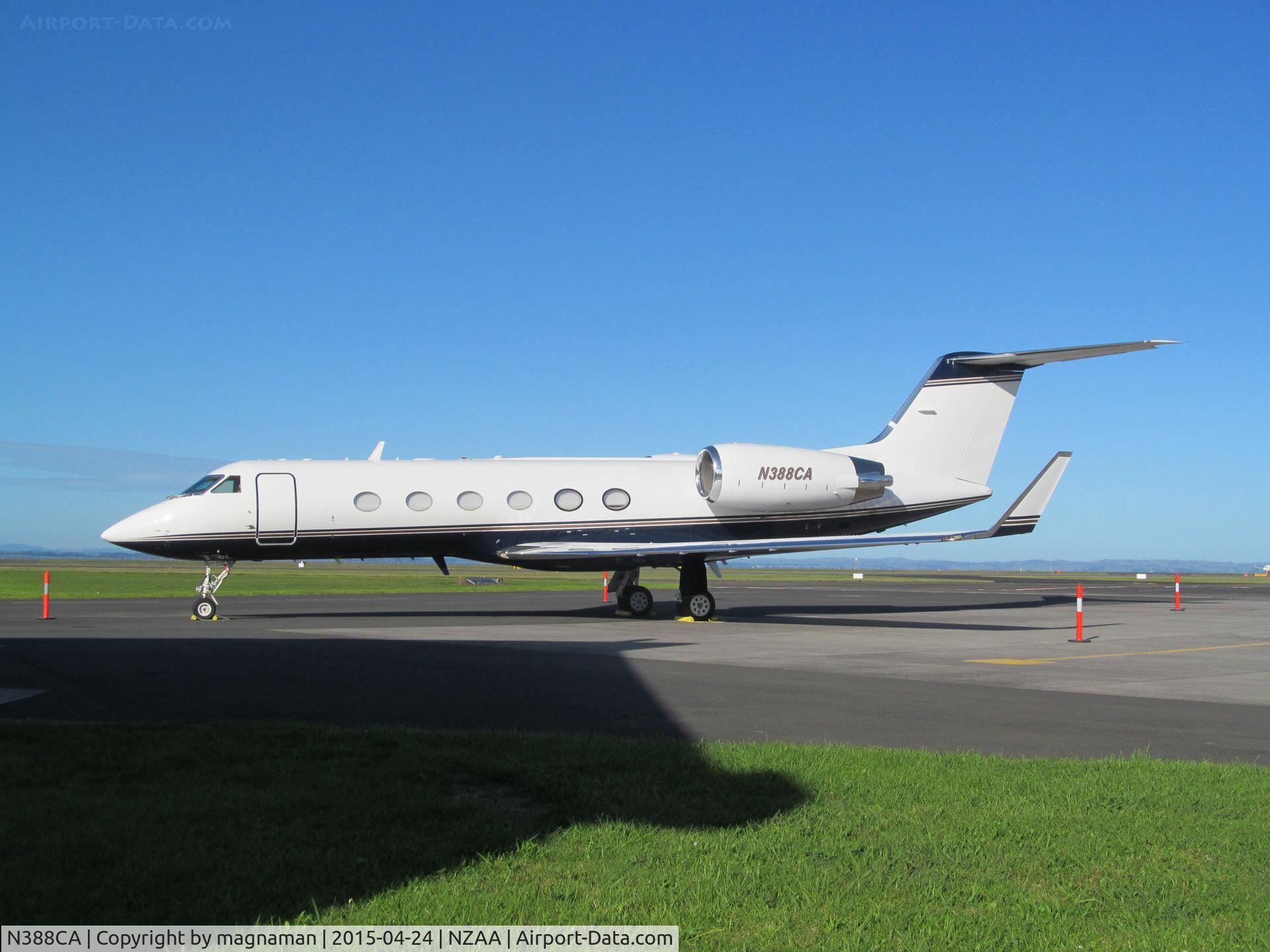 N388CA, 1987 Gulfstream Aerospace G-IV C/N 1034, left today