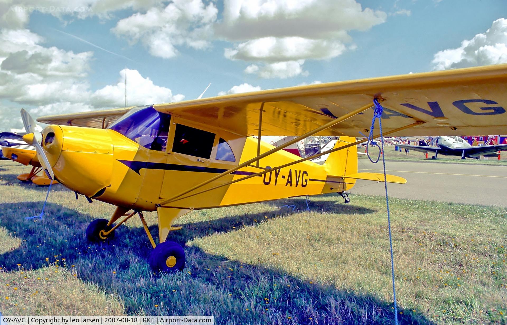 OY-AVG, 1939 Piper J-4A Cub Coupe C/N 4-441, Roskilde Air Show 18.8.07