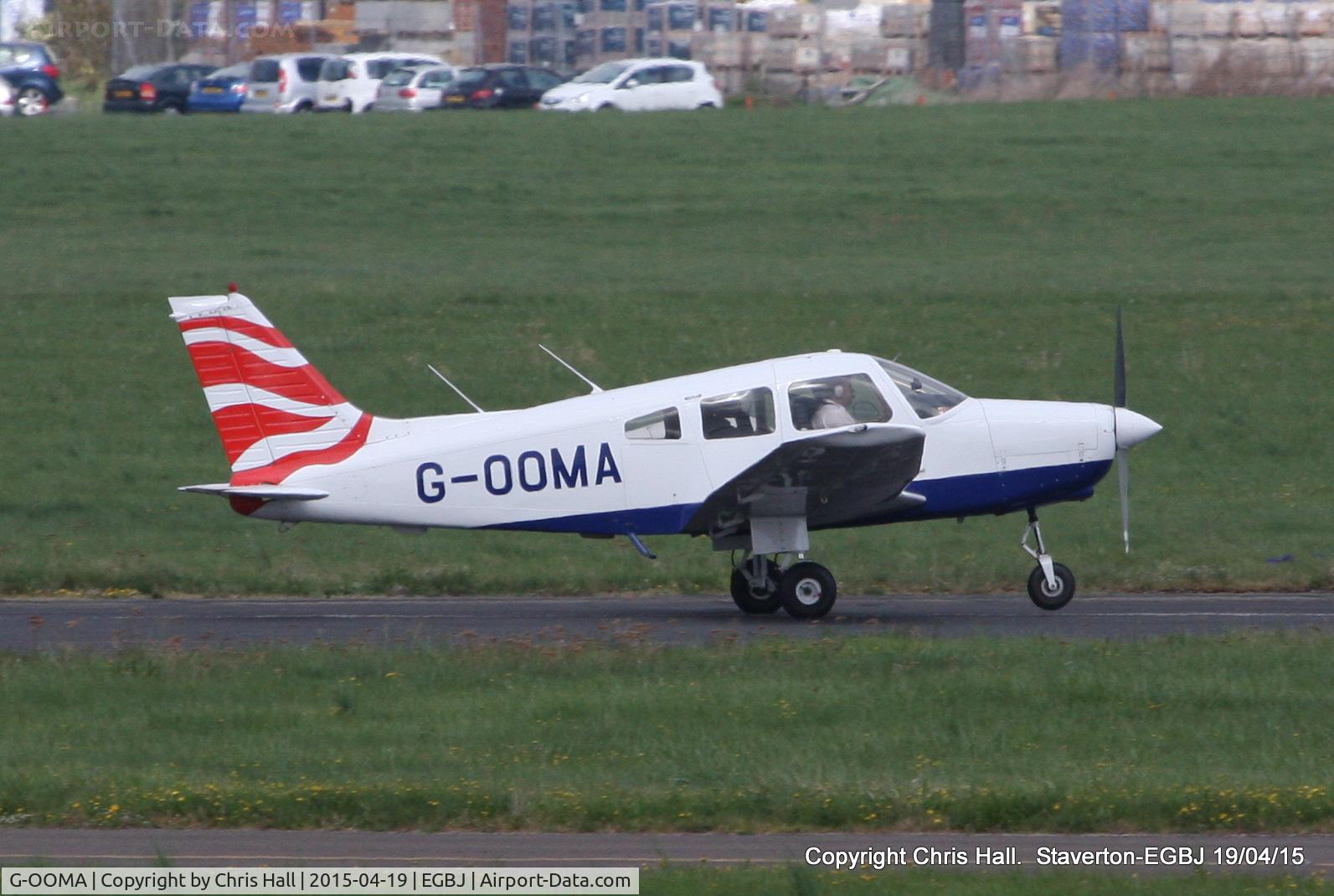G-OOMA, 1981 Piper PA-28-161 Cherokee Warrior II C/N 28-8116030, at Staverton