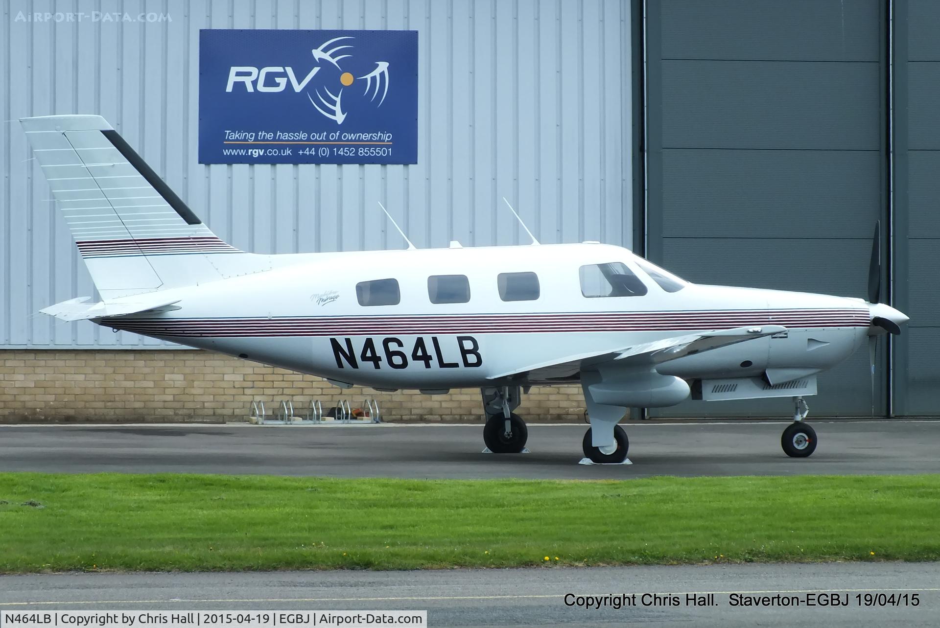 N464LB, 1993 Piper PA-46-350P Malibu Mirage C/N 4622139, at Staverton