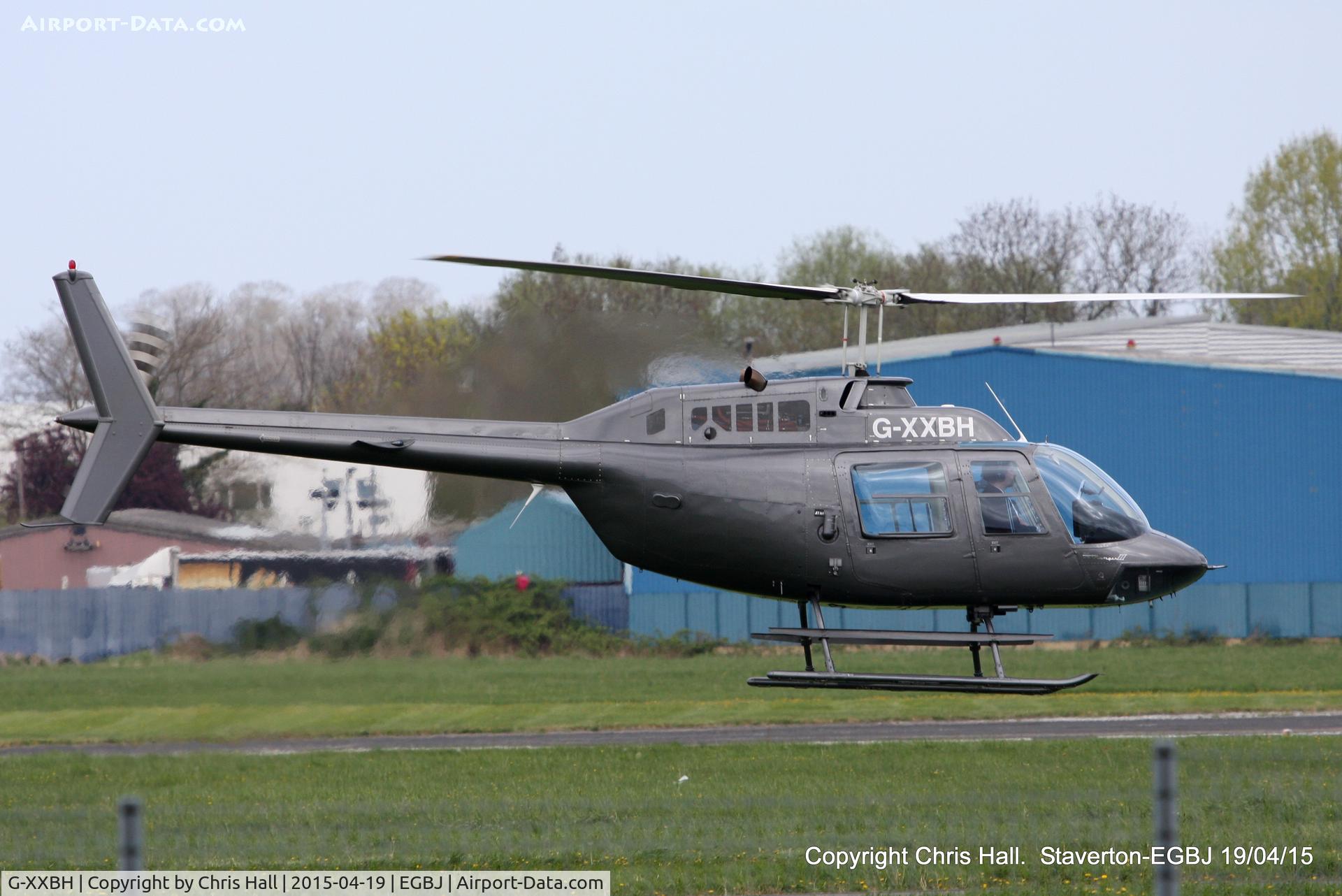 G-XXBH, 1980 Agusta AB-206B-3 JetRanger III C/N 8596, at Staverton