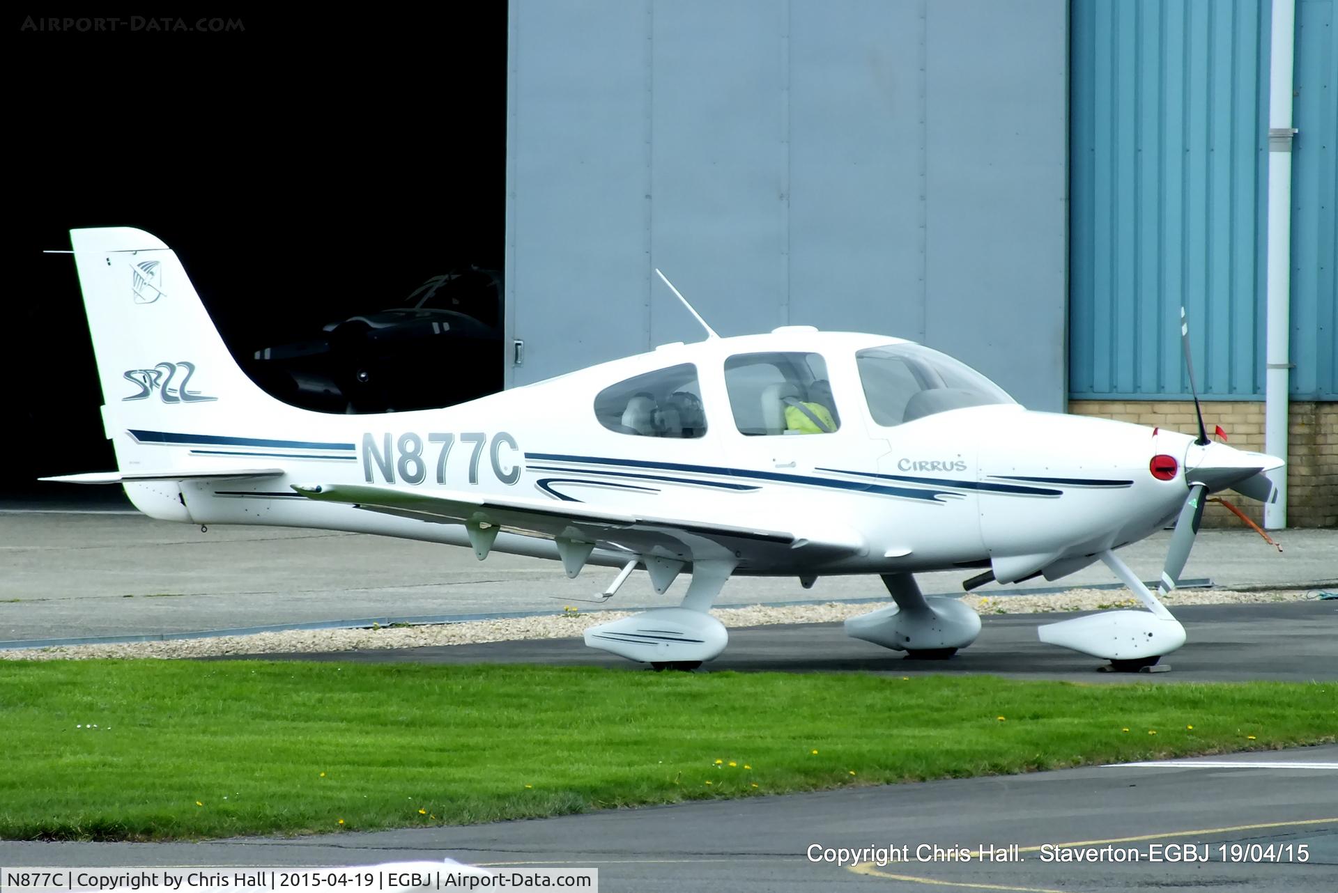 N877C, 2003 Cirrus SR22 C/N 0445, at Staverton