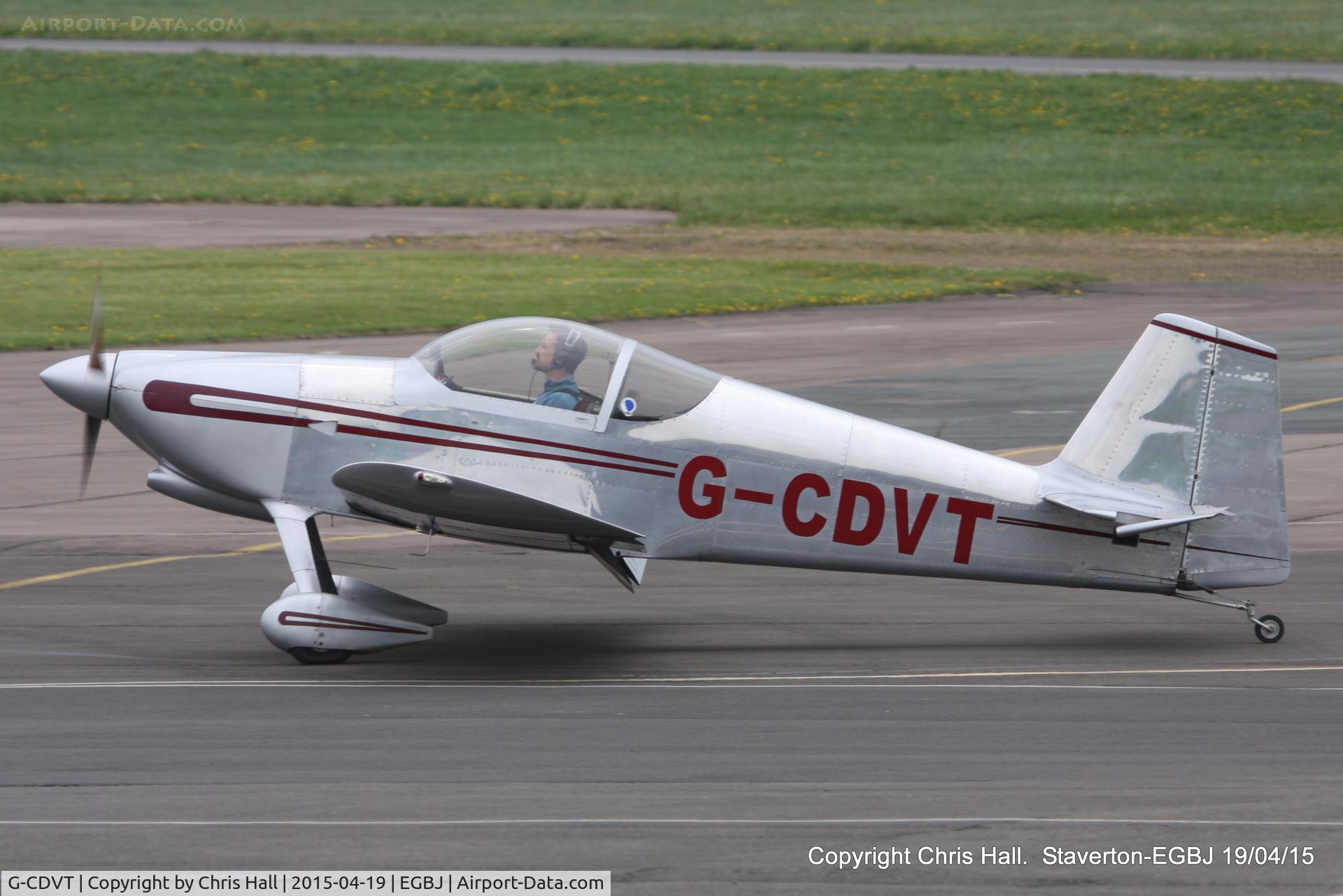 G-CDVT, 1991 Vans RV-6 C/N 20206, at Staverton