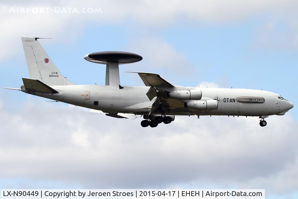 LX-N90449, 1983 Boeing E-3A Sentry C/N 22844, Awacs
