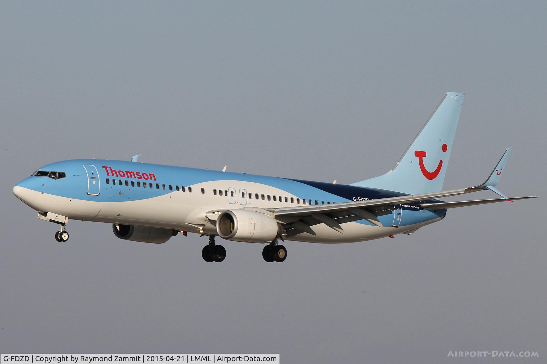 G-FDZD, 2007 Boeing 737-8K5 C/N 35132, B737-800 G-FDZF Thomson Airways