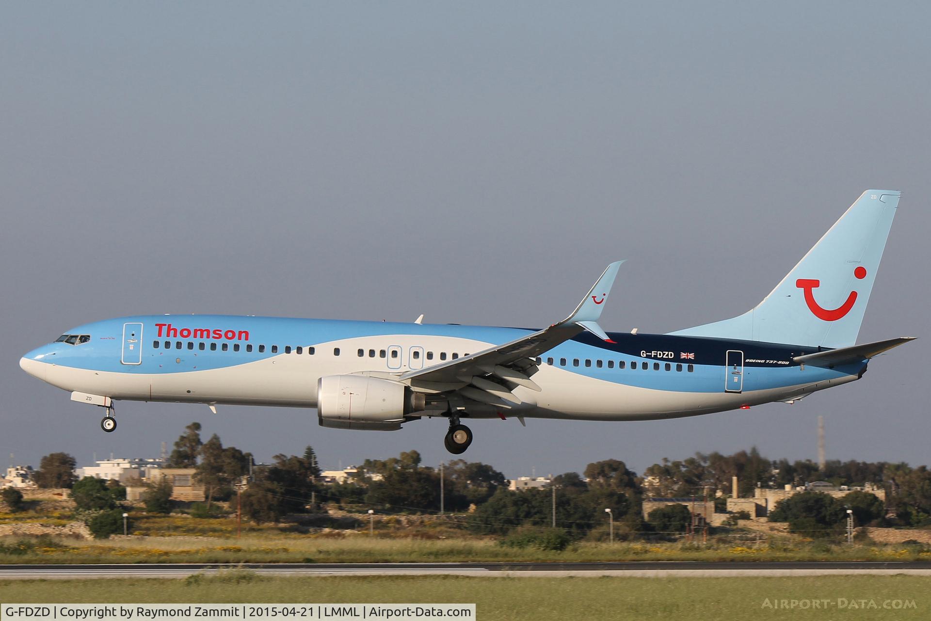 G-FDZD, 2007 Boeing 737-8K5 C/N 35132, B737-800 G-FDZD Thomson Airways
