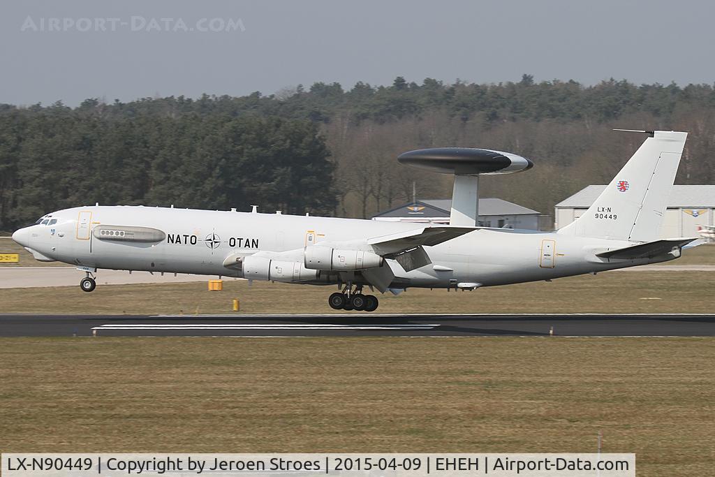 LX-N90449, 1983 Boeing E-3A Sentry C/N 22844, awacs