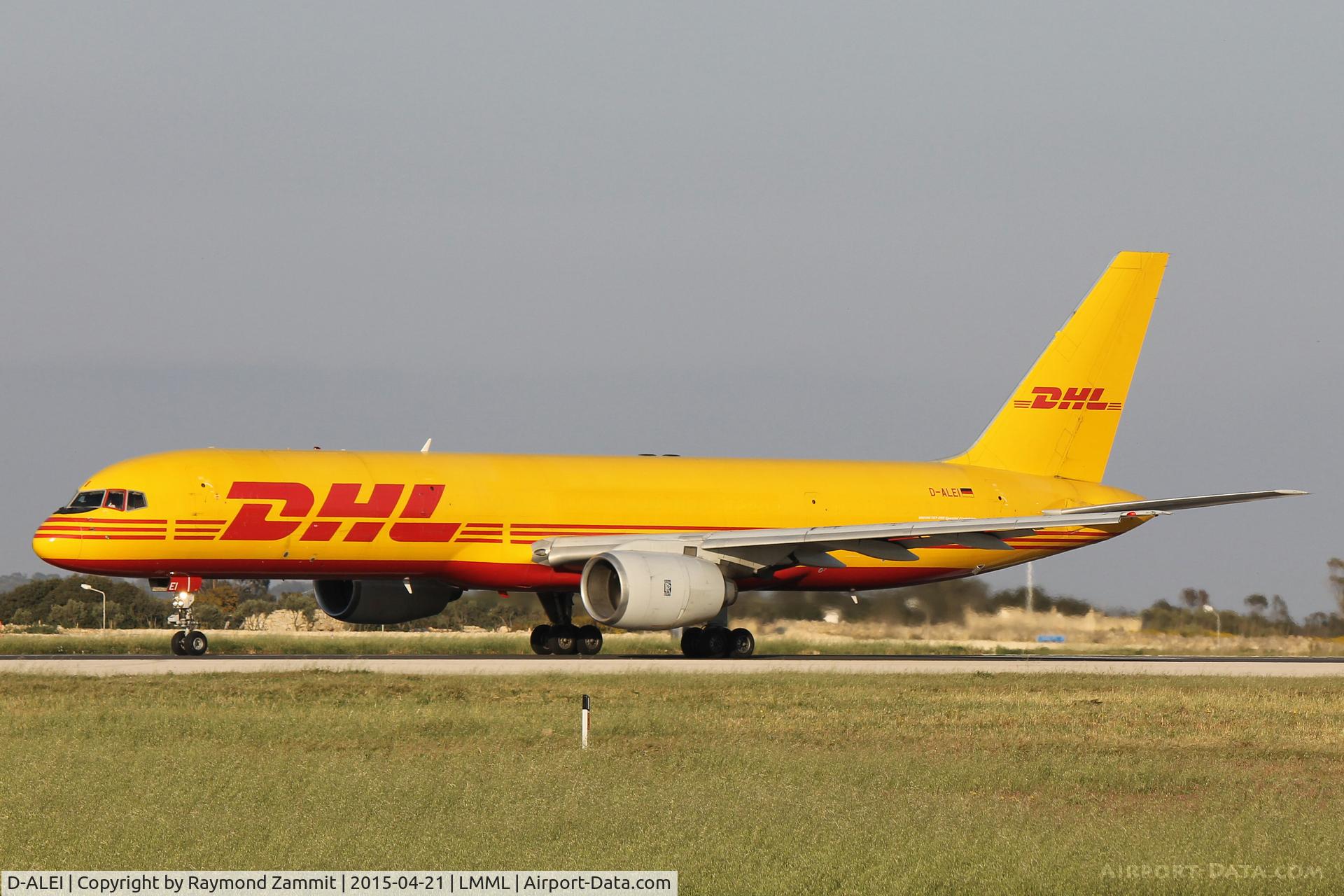 D-ALEI, 1986 Boeing 757-236/SF C/N 23493, B757 D-ALEI DHL