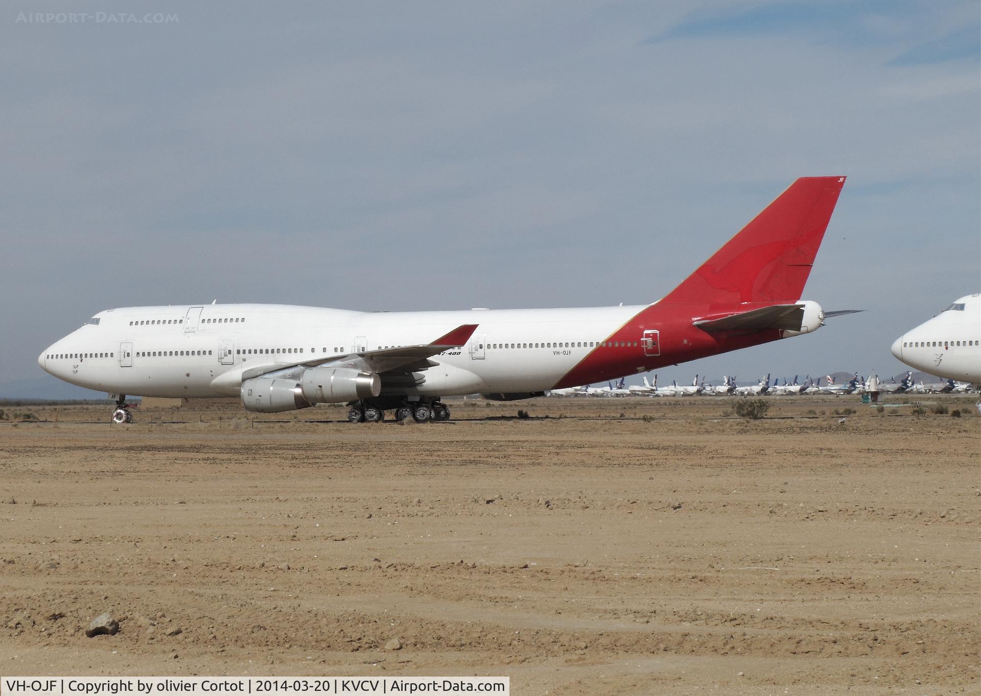 VH-OJF, 1989 Boeing 747-438 C/N 24483, In california now...