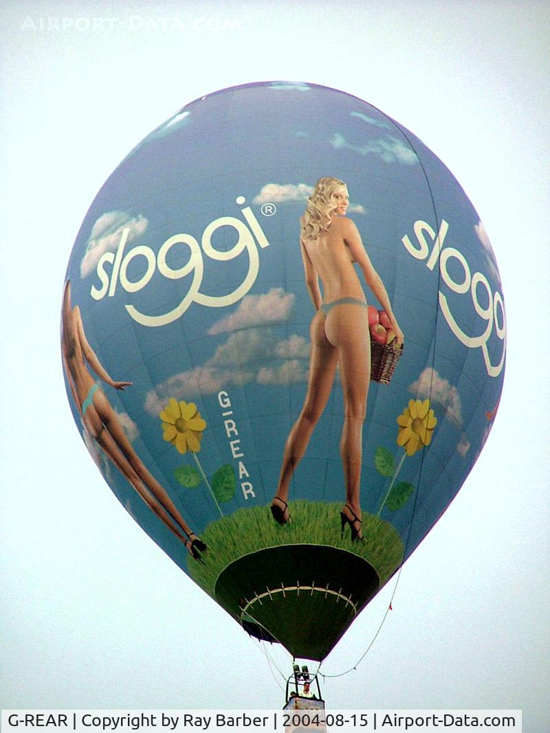 G-REAR, 2004 Lindstrand Balloons LBL 69X C/N 977, Lindstrand LBL-69X HAFB [977] Ashton Court~G 15/08/2004