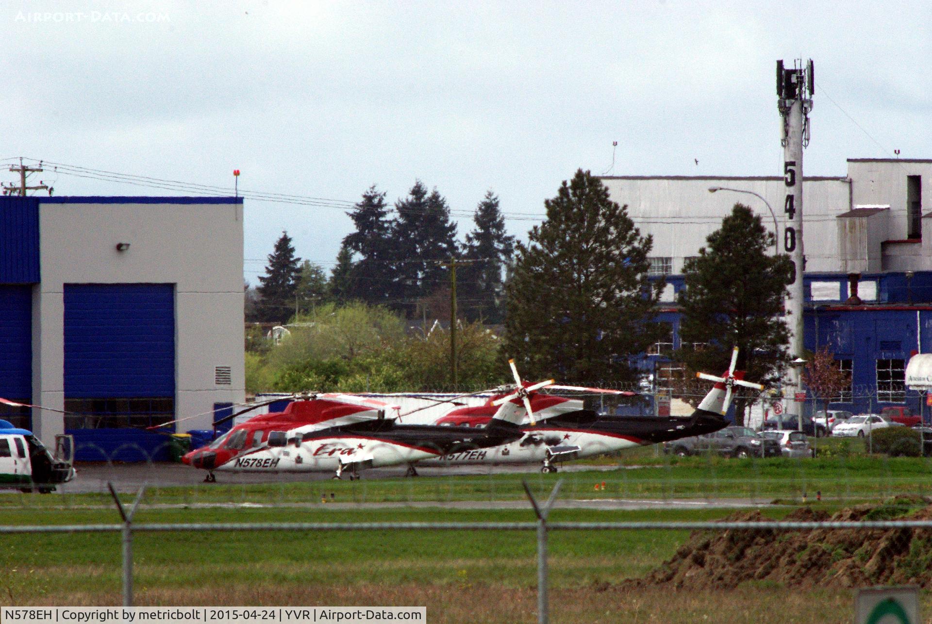 N578EH, 1980 Sikorsky S-76A C/N 760099, With N577EH at YVR
