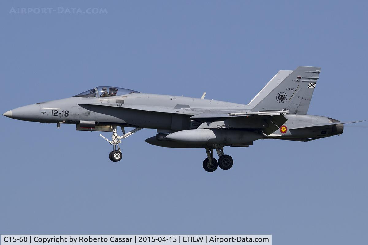 C15-60, 1989 McDonnell Douglas EF-18A+ Hornet C/N 0842/A582, Frisian Flag 2015