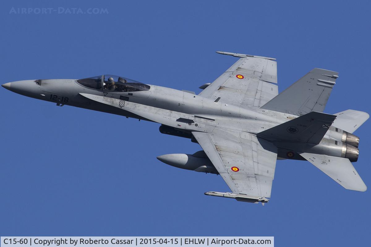 C15-60, 1989 McDonnell Douglas EF-18A+ Hornet C/N 0842/A582, Frisian Flag 2015