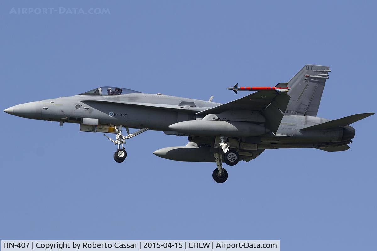 HN-407, McDonnell Douglas F-18C Hornet C/N 1322, Frisian Flag 2015