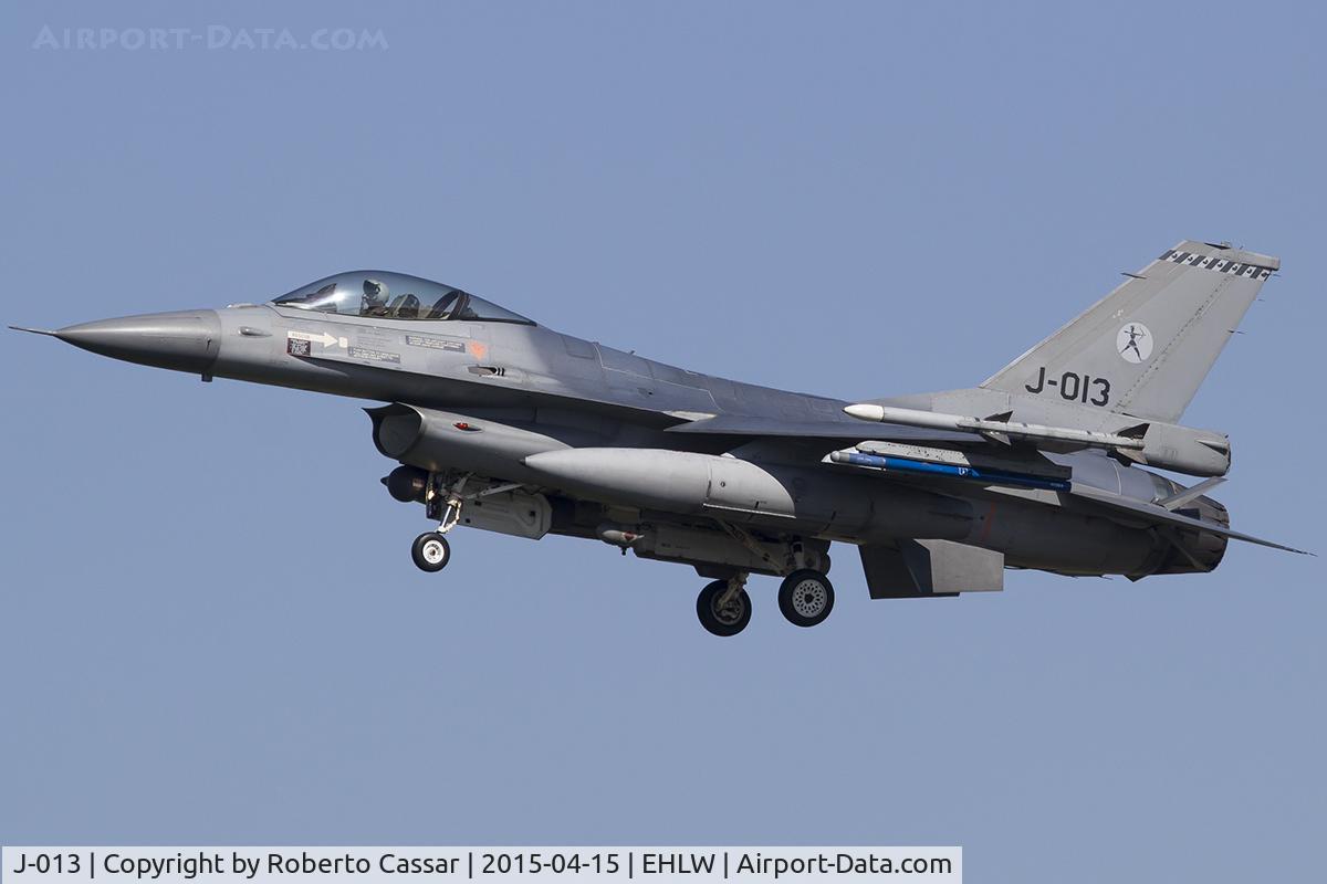 J-013, 1991 Fokker F-16AM Fighting Falcon C/N 6D-169, Frisian Flag 2015