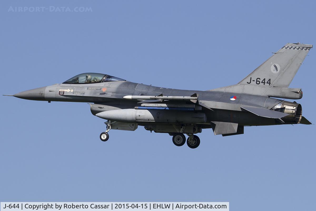 J-644, 1980 Fokker F-16AM Fighting Falcon C/N 6D-76, Frisian Flag 2015