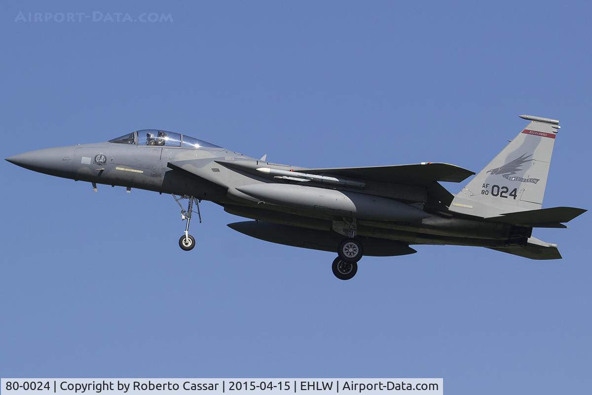 80-0024, 1980 McDonnell Douglas F-15C Eagle Eagle C/N 668/C173, Frisian Flag 2015