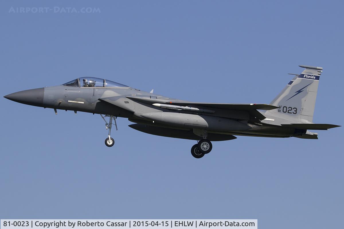 81-0023, 1981 McDonnell Douglas F-15C Eagle C/N 0740/C206, Frisian Flag 2015