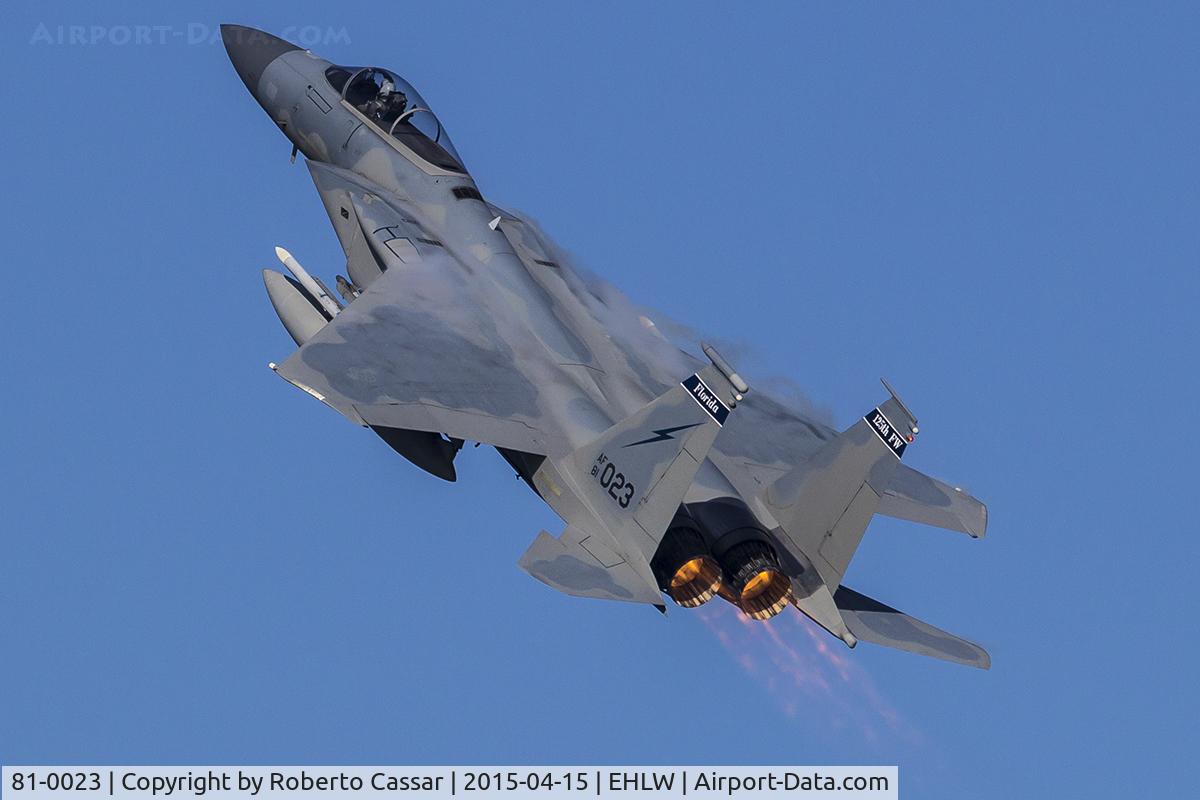 81-0023, 1981 McDonnell Douglas F-15C Eagle C/N 0740/C206, Frisian Flag 2015