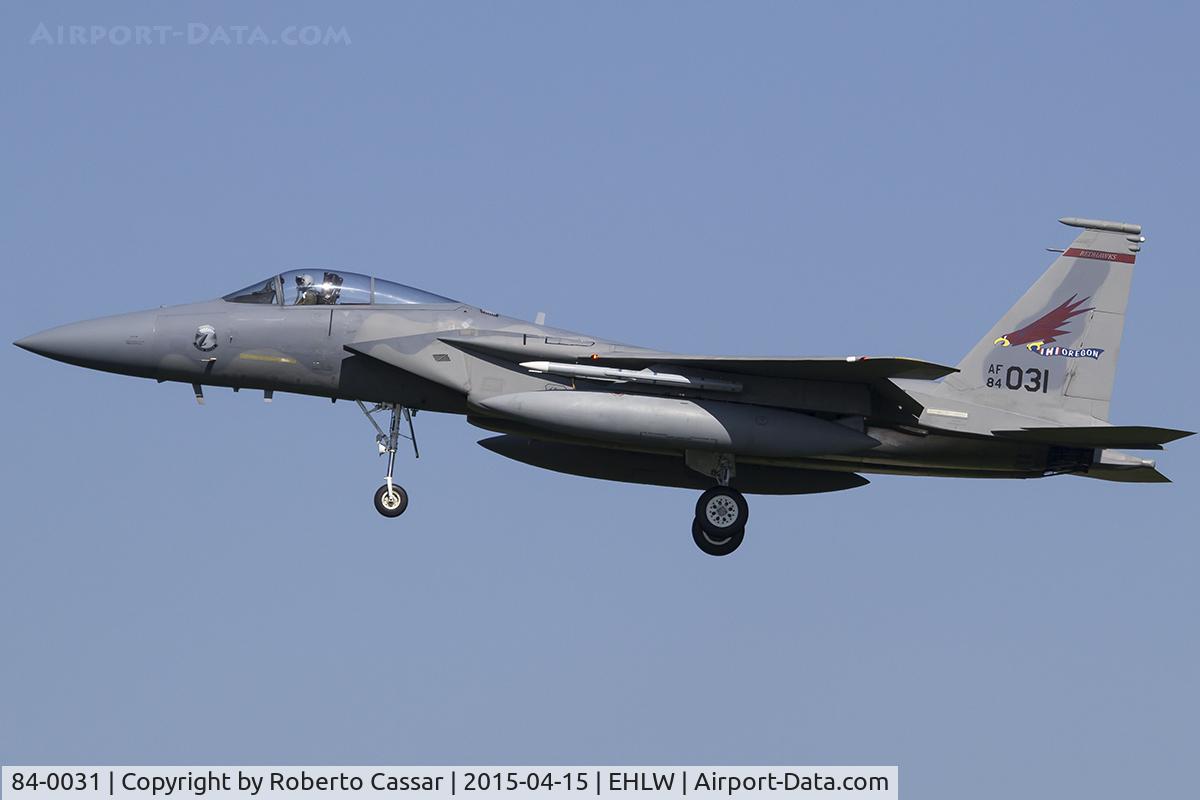 84-0031, 1984 McDonnell Douglas F-15C Eagle C/N 0943/C334, Frisian Flag 2015