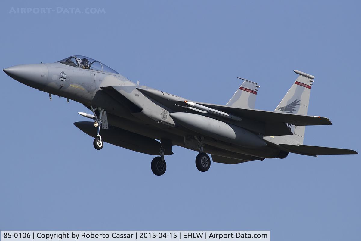 85-0106, 1985 McDonnell Douglas F-15C Eagle C/N 0960/C348, Frisian Flag 2015
