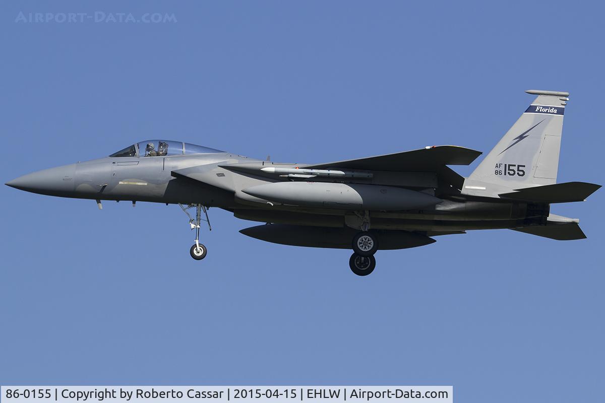 86-0155, 1986 McDonnell Douglas F-15C Eagle C/N 1002/C382, Frisian Flag 2015
