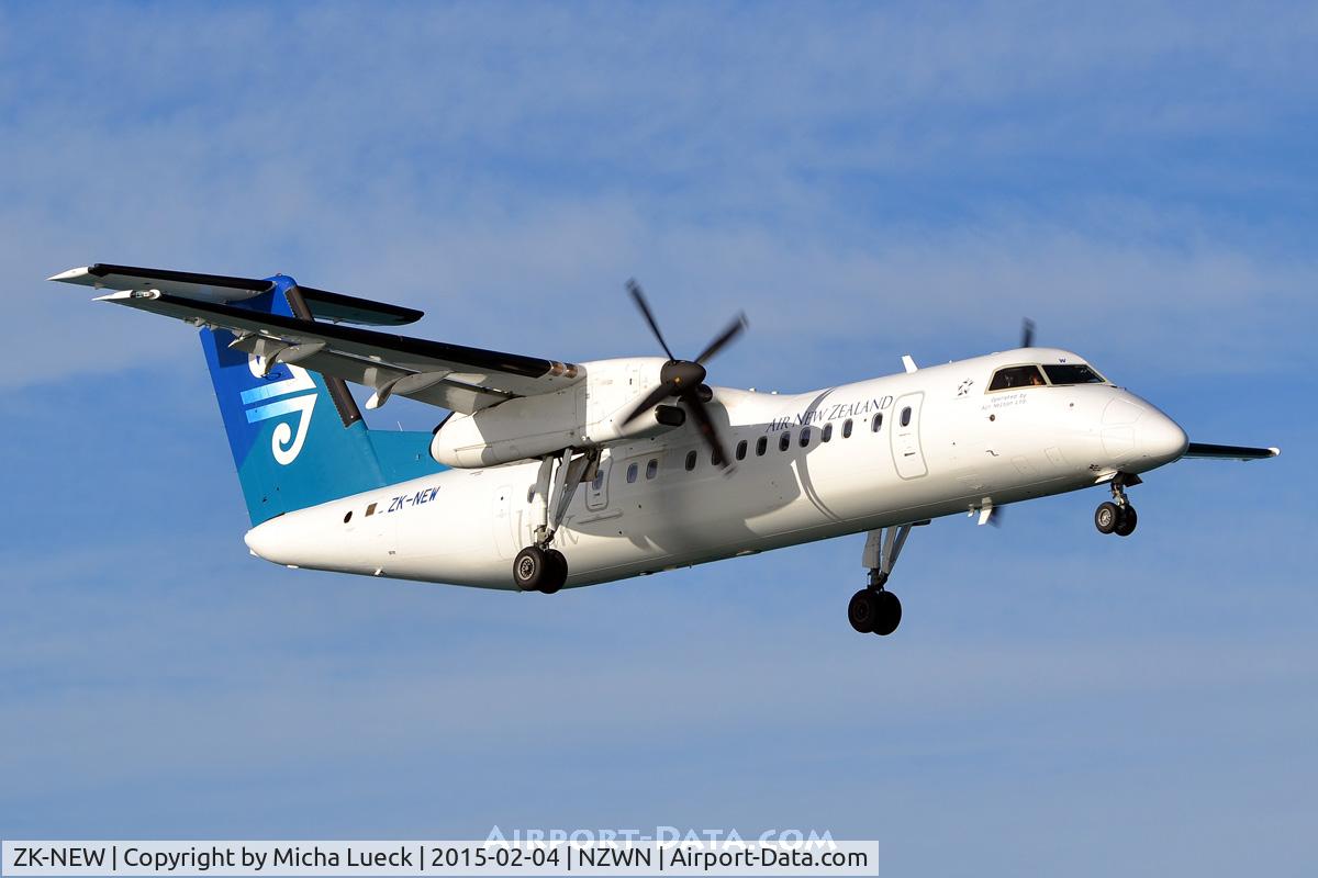 ZK-NEW, 2007 De Havilland Canada DHC-8-311Q Dash 8 C/N 648, At Wellington