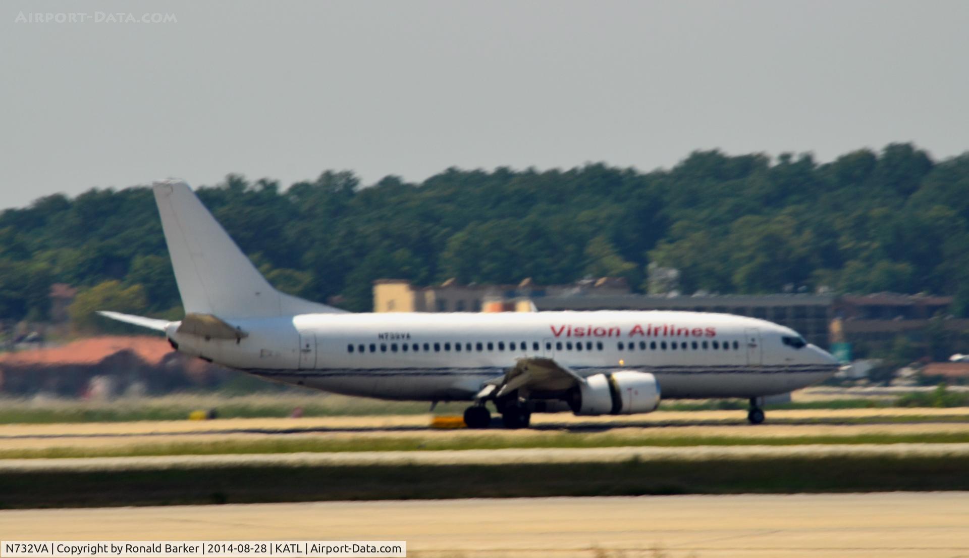 N732VA, 1985 Boeing 737-3TO C/N 23366, Landing Atlanta