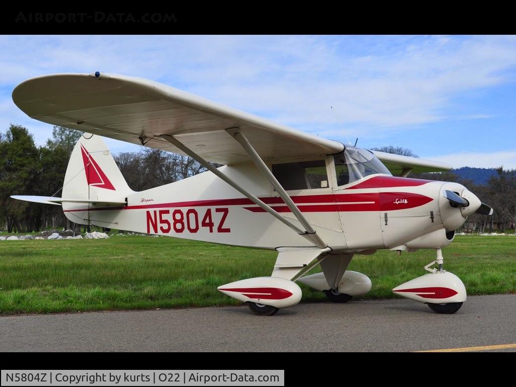 N5804Z, 1963 Piper PA-22-108 Colt C/N 22-9657, N5804Z