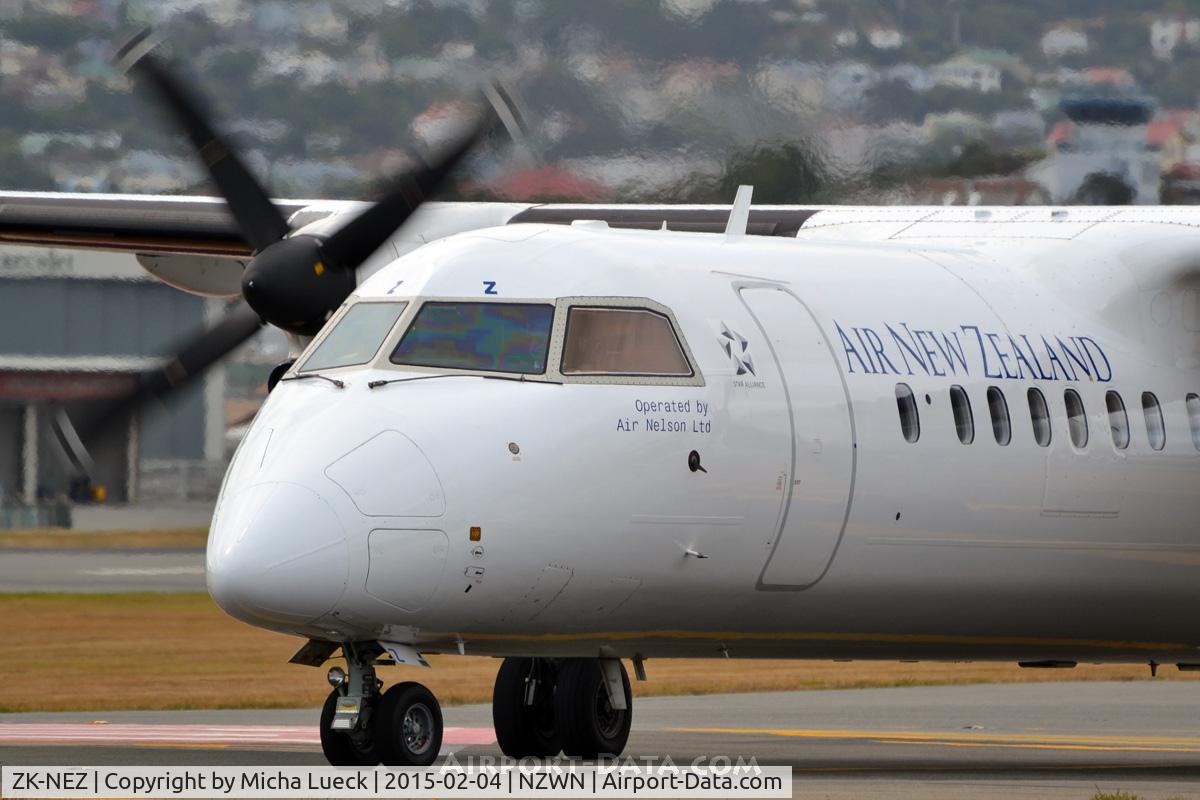 ZK-NEZ, 2007 De Havilland Canada DHC-8-311 Dash 8 C/N 654, At Wellington