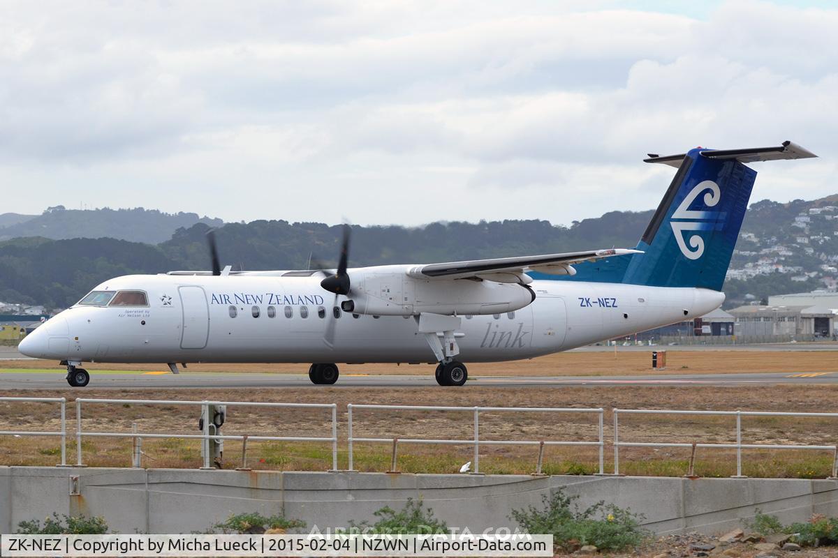 ZK-NEZ, 2007 De Havilland Canada DHC-8-311 Dash 8 C/N 654, At Wellington