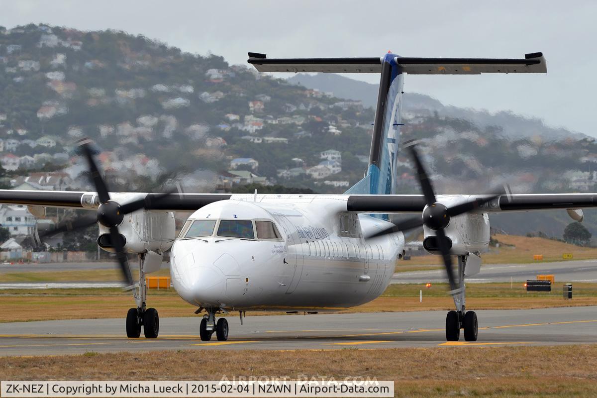 ZK-NEZ, 2007 De Havilland Canada DHC-8-311 Dash 8 C/N 654, At Wellington