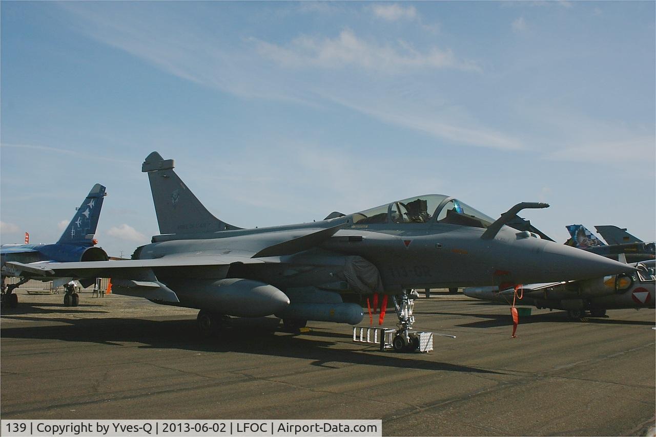 139, 2012 Dassault Rafale C C/N 139, French Air Force Dassault Rafale C, Static display, Châteaudun Air Base 279 (LFOC) open day 2013