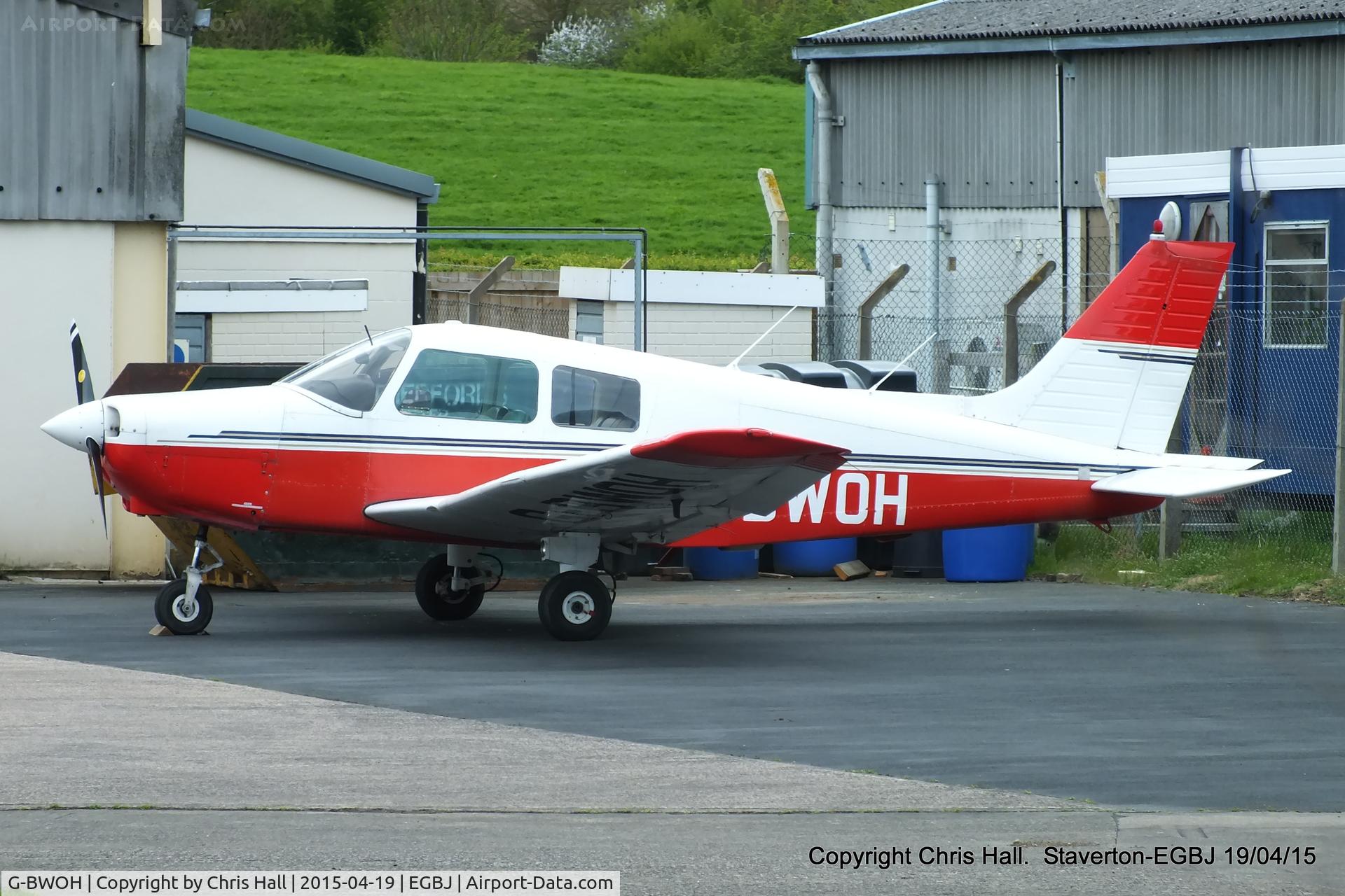 G-BWOH, 1988 Piper PA-28-161 Cadet C/N 2841061, at Staverton